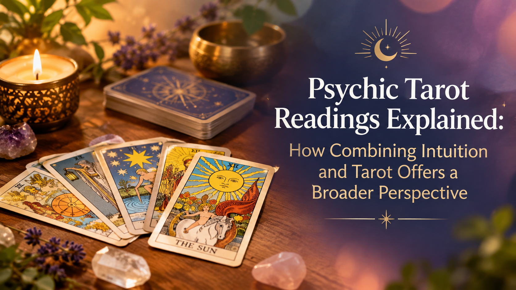Psychic Tarot readings combining intuition and Tarot cards to offer a broader perspective